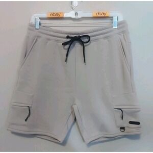 Athletex Performance Sports Men Tan Casual Pockets Sweat Shorts Size Xl